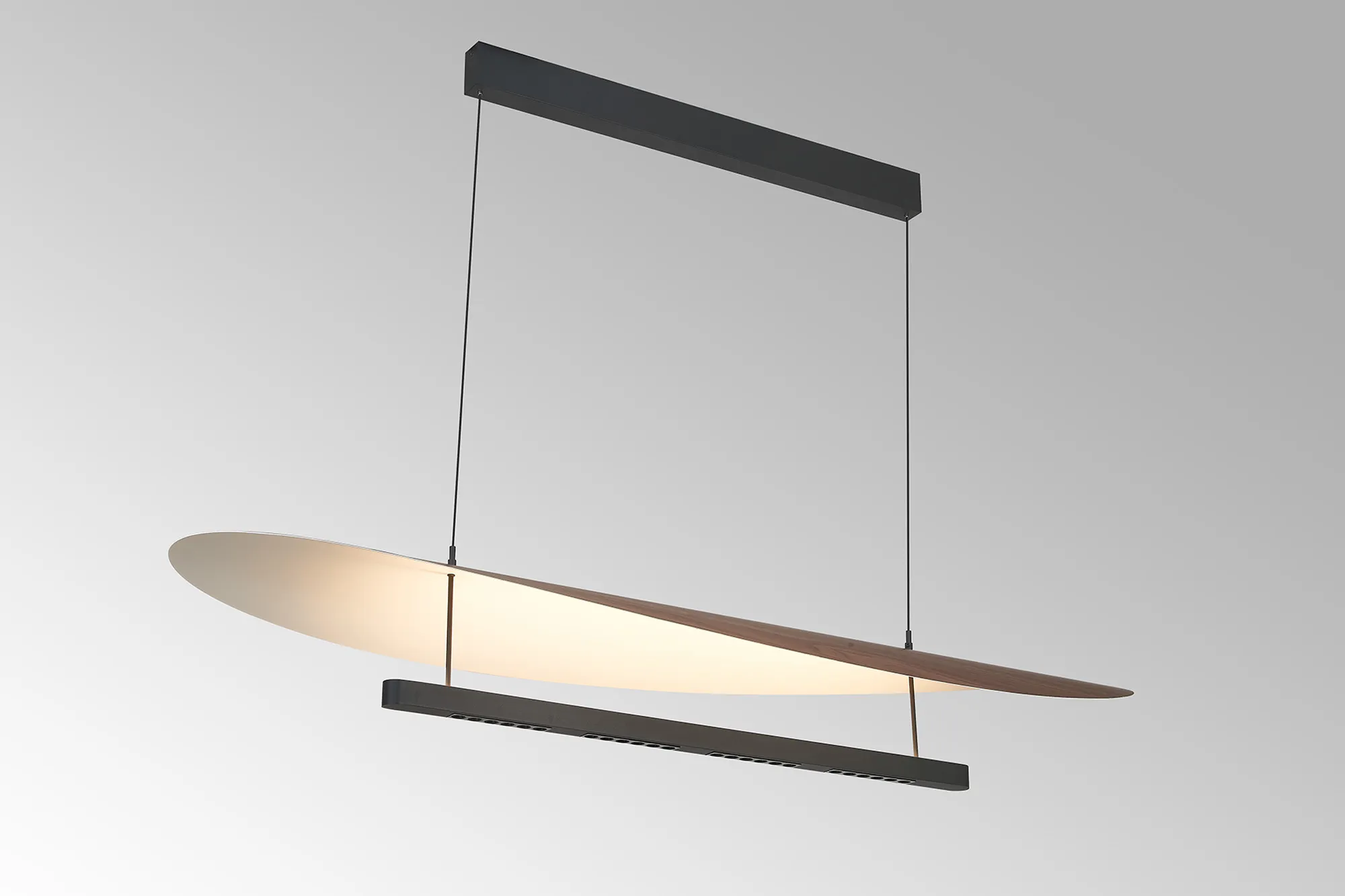 Abisal Dark Wood Ceiling Lights Mantra Single Pendant